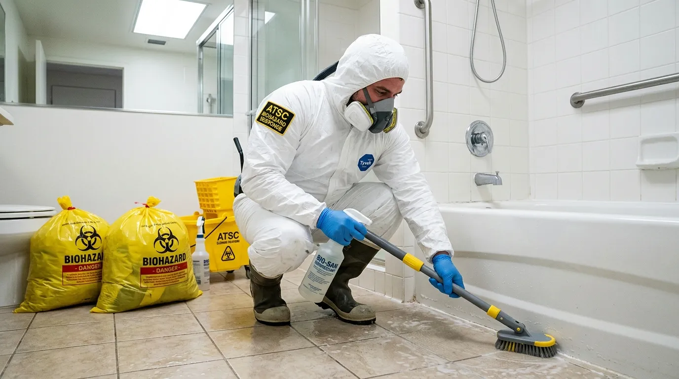 Decontamination equipment deployed for Blood Cleanup in Dranesville